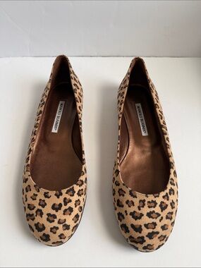 Manolo Blahnik Leopard Print Ballet Flats